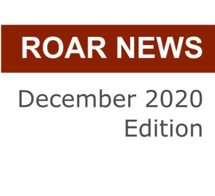 What's Been Happening at ROAR: December 2020 News - Happy Holidays, Nat'l Cat Lover's Month, Nov Adoptions, Pet Profiles, Holiday Safety Tips, and more... conta.cc/37e3AjT