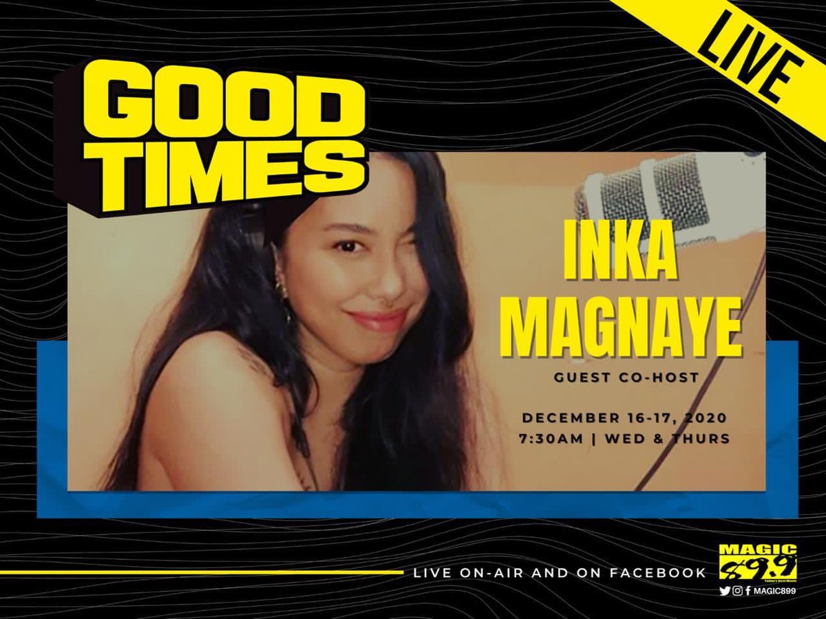 Your #superteam899’s guest co-host for the next couple of days! Welcome back @inkamagnaye