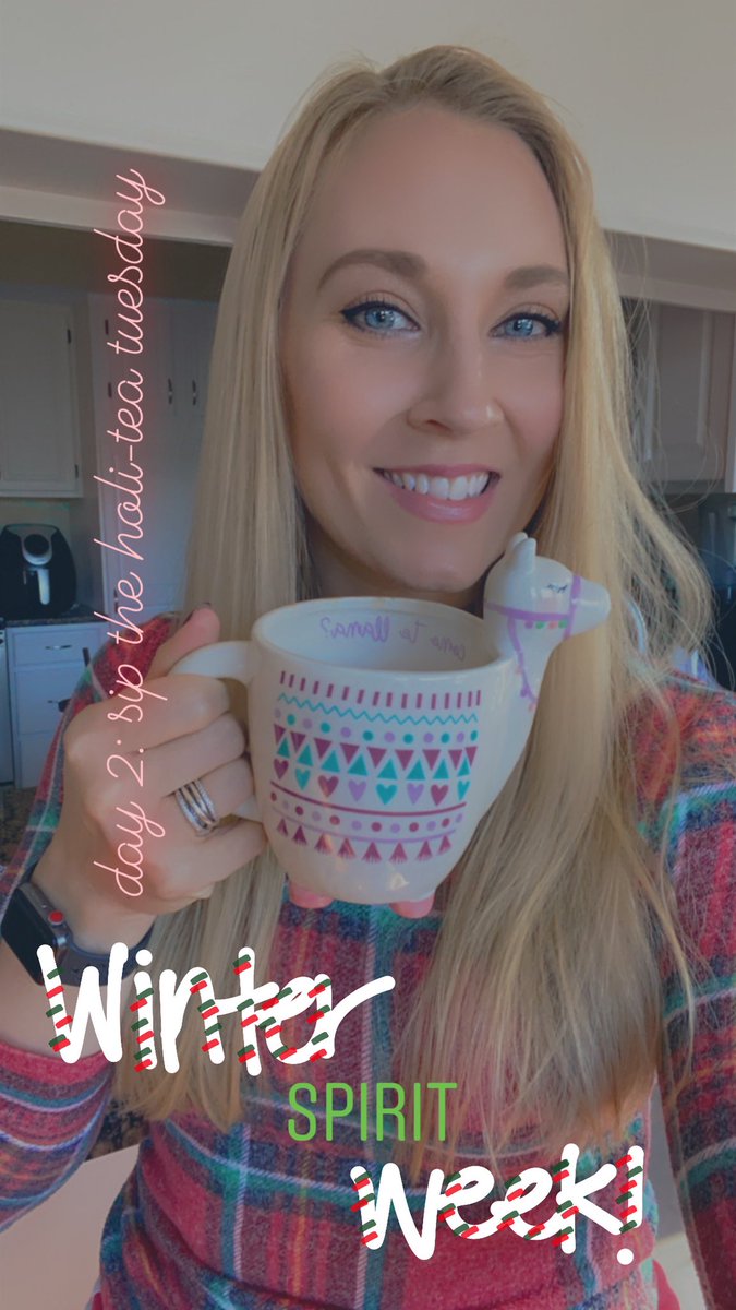 Winter Spirit Week continues! Do you have a favorite mug? Mine is this llama shaped one that reminds me of my best friend. 🇵🇪 <a href="/SALCbridge/">WSHS SALC</a>