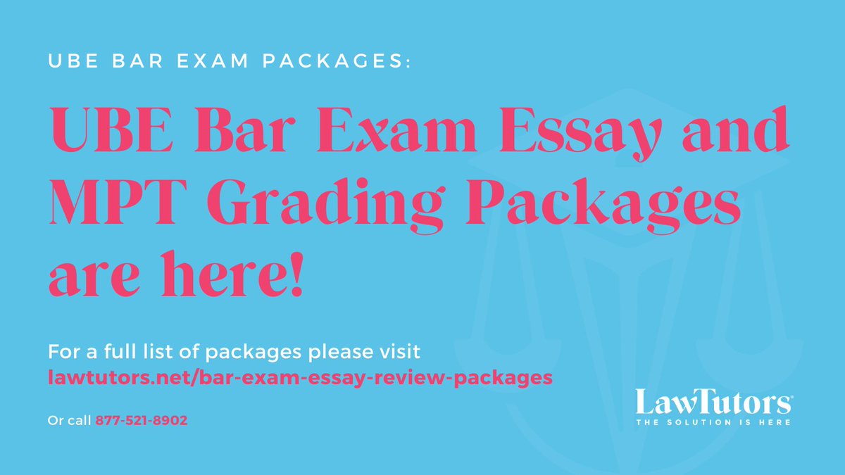 LawTutorsLLC's tweet image. Do you have your #studyplan ready yet for the #FebruaryBarExam ? Is this your first time? Have you taken the bar before and not passed? Maybe you know where your weaknesses are and could use some #extrahelp. We have packages of all shapes and sizes.
buff.ly/3lipRlh