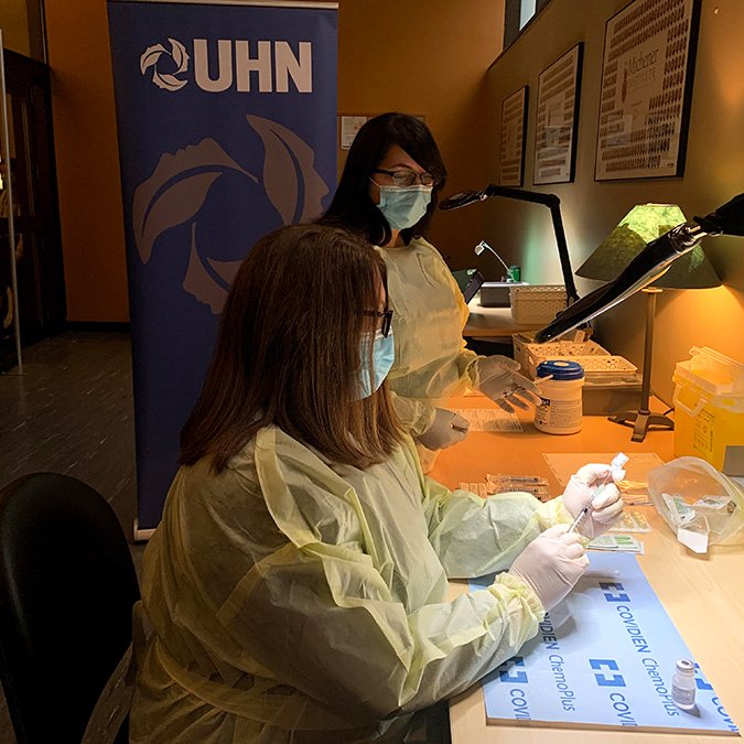 Nine months after #COVID19 was declared a global pandemic, <a href="/UHN/">University Health Network</a> was the site of a historic moment as five long-term care workers became the first healthcare workers in Canada to be vaccinated against the coronavirus.

Read more → uhn.ca/corporate/News…