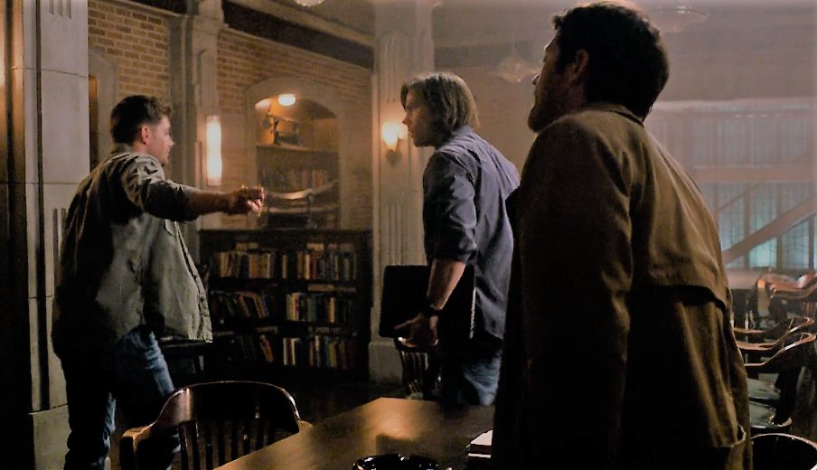 Dean chooses Sam over Castiel (1/3)Dean: All right. Let's roll. Not you (Сas).Cas: Sam is more damaged than I am. D: Yeah, well, you know, even banged up, Sammy comes through.C: Dean, I just want to help.D: We don't need your help. #supernatural   8x22