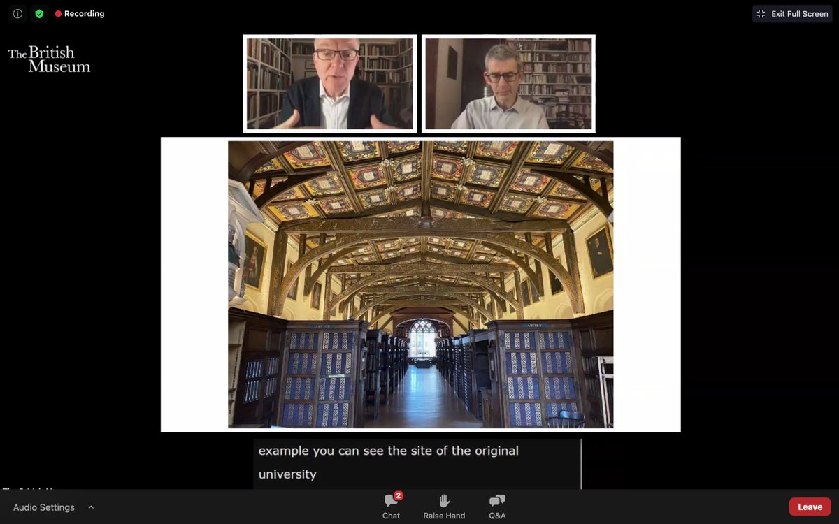 onslies's tweet photo. What I love about these Zoom times is that you can overhear sizzling conversations between brilliant minds so easily.
Thoroughly enjoying @richove in conversation with Edmund de Waal around Burning the Books. Moving, sometimes angry, and w/ many moral Qs. https://t.co/ndFawHDDkH https://t.co/a3SLOsnFrP