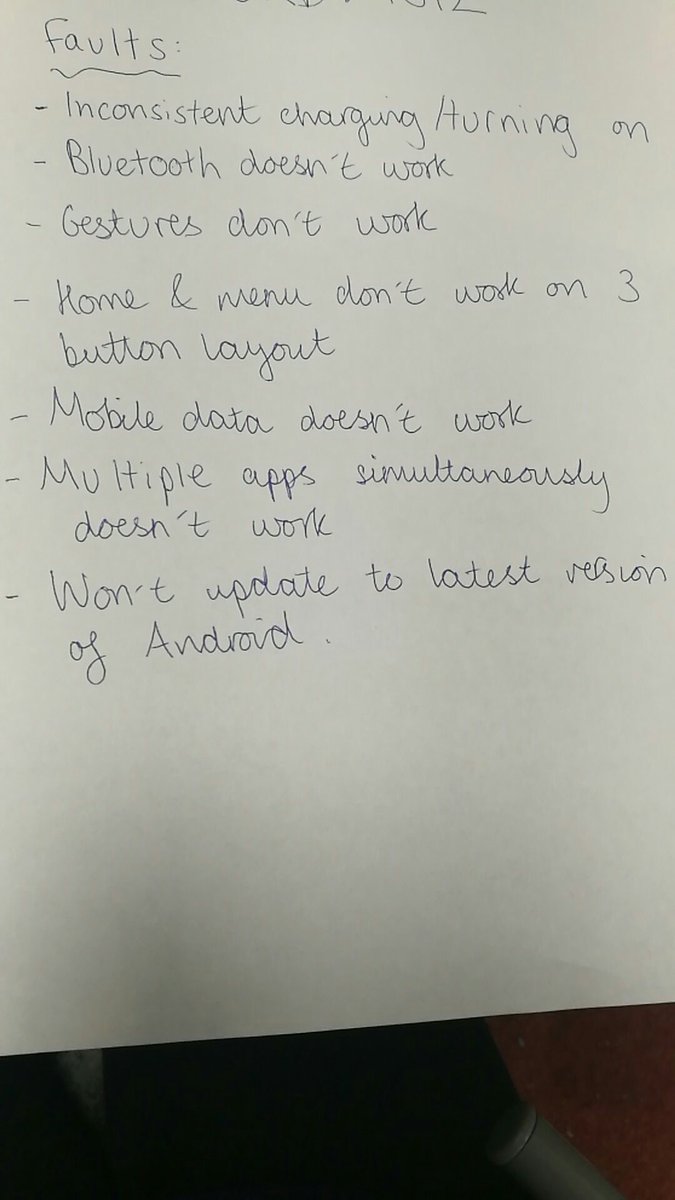 tflanjee's tweet photo. Sending back my @musicMagpie "refurbished" phone today for the second time. Let's hope they attempt to fix it this time! https://t.co/Qo8VEIsMDn