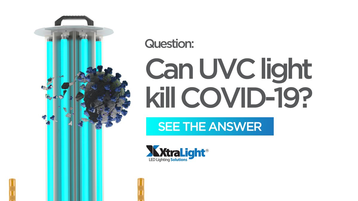 Xtralight_LED's tweet photo. Can UVC Light Kill COVID-19? Read our UV-C FAQ to get the answers https://t.co/yHfE4J8PeP​ #XtraLightLED #GUV #LEDUVChybrid #LEDdisinfection #uvcfixture #uvcfixtures #madeintheusa #uvcdisinfection #UVCsanitization #UVCsterilization #UVlight #covid19 #stayhealthy #buyAmerican https://t.co/8xH4K44pjL