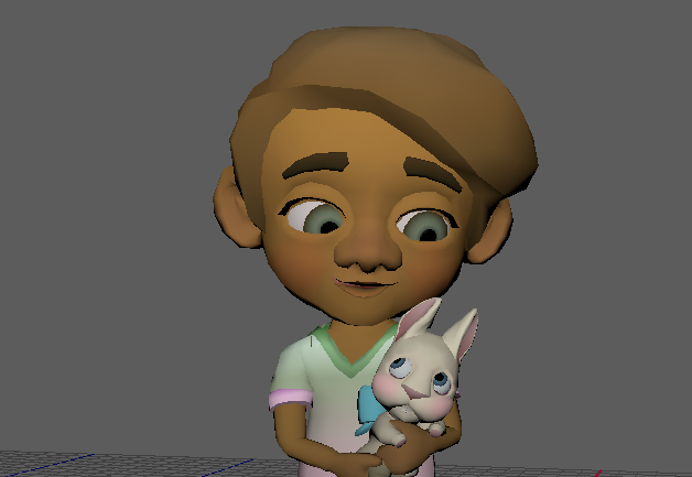 FCortequisse's tweet photo. @NganPickery What the Hek have you done to Jim ?!?! Put the eyes back on their place 😱😱😱😱😱

He looks like that actually. 
#glitch #IndieGameDev #lowpoly #rabbit https://t.co/JfBZ61zogD
