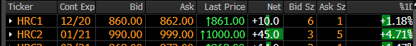 TheFeldstein's tweet photo. CME HRC futures just traded $1000

#steel #busheling #ussteel #cmegroup #thefeldstein https://t.co/nfnDdrEnbx https://t.co/BukSOLVfVH