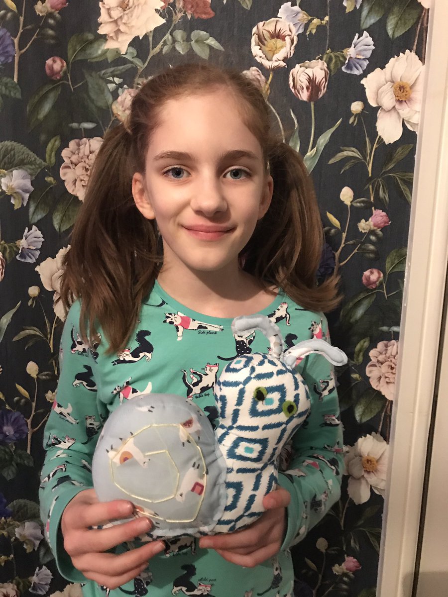mrs_royle1's tweet photo. Daisy has been learning to sew for a few years now and she has got to the stage of creating her own stuffed animals from recycled fabrics 😊😊@FairfieldPrimSc @FPS_5_Hufflepuf https://t.co/pXLemI4zzE