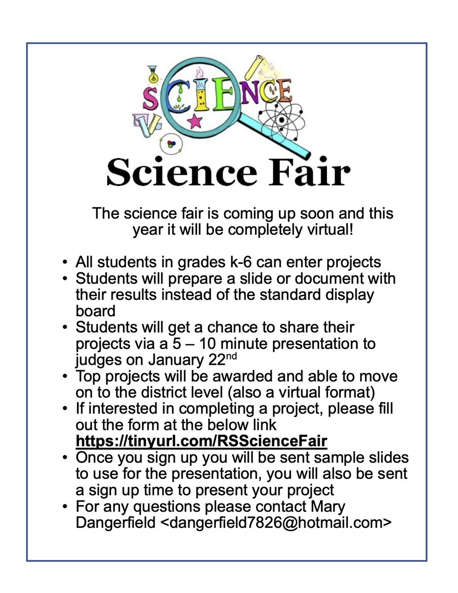 RoseSpringsElem's tweet photo. Here is the flyer for our upcoming science fair!! #rattlesnakesrule https://t.co/g7dT1CE9wn