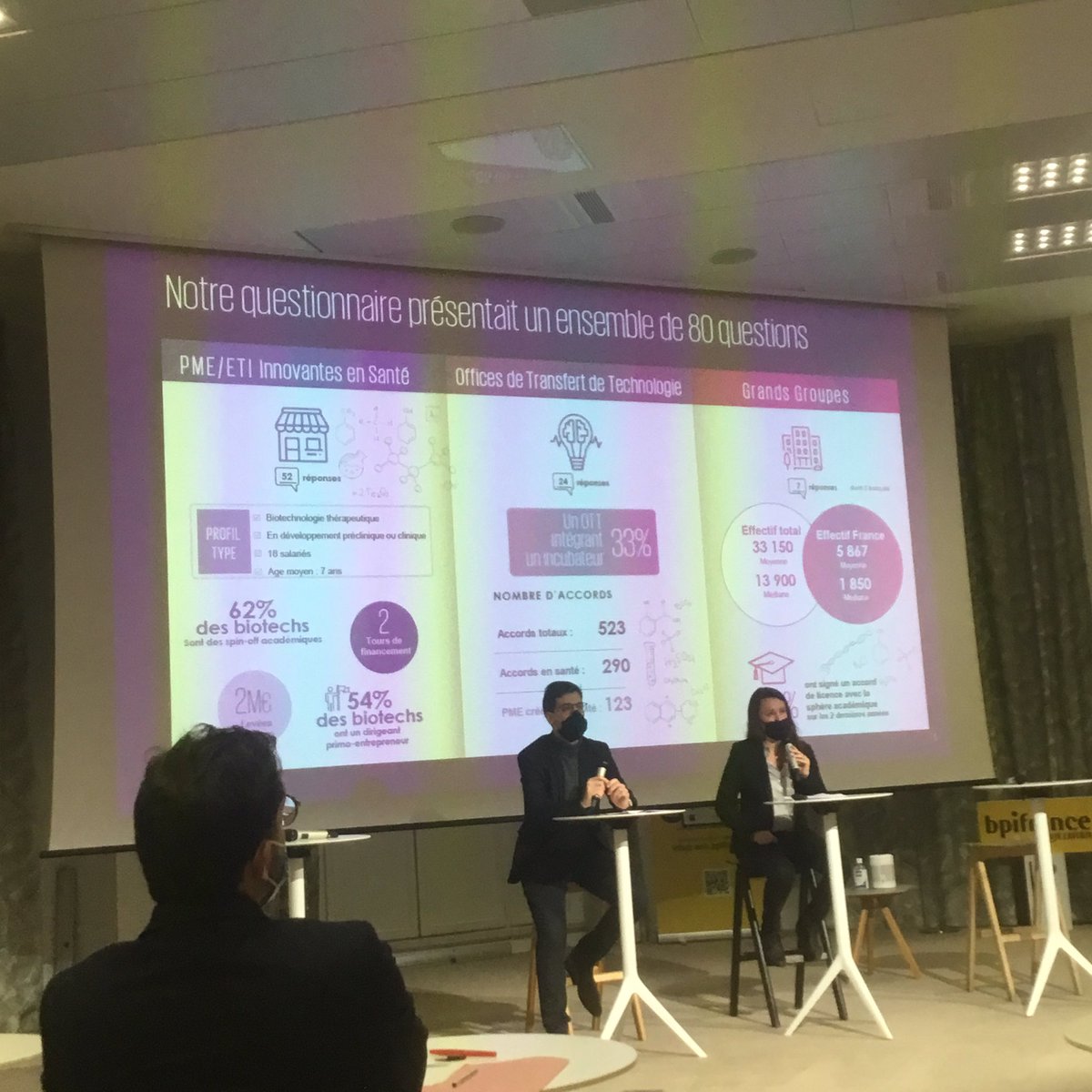 Présentation des résultats de l’Observatoire du transfert de technologie en santé en France, François Delrot   #healthTek by <a href="/KPMG_France/">KPMG France</a> Chloé Evans <a href="/FranceBiotech/">France Biotech</a>