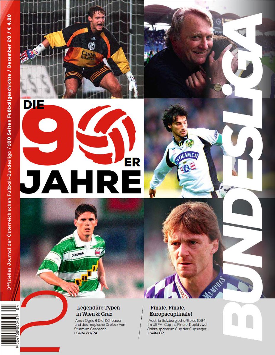 OEFBL's tweet photo. Für unser #90erJournal hat eine Jury das Team des Jahrzehnts gewählt, jetzt seid ihr dran: Zeigt uns eure Auswahl! Die Formation ist vorgegeben und zumindest ein Einsatz in den Saisonen 1990/91 bis 1999/2000 Voraussetzung, um gewählt werden zu können.
Wir sind gespannt! ⬇️ https://t.co/9tRsFJvcgg