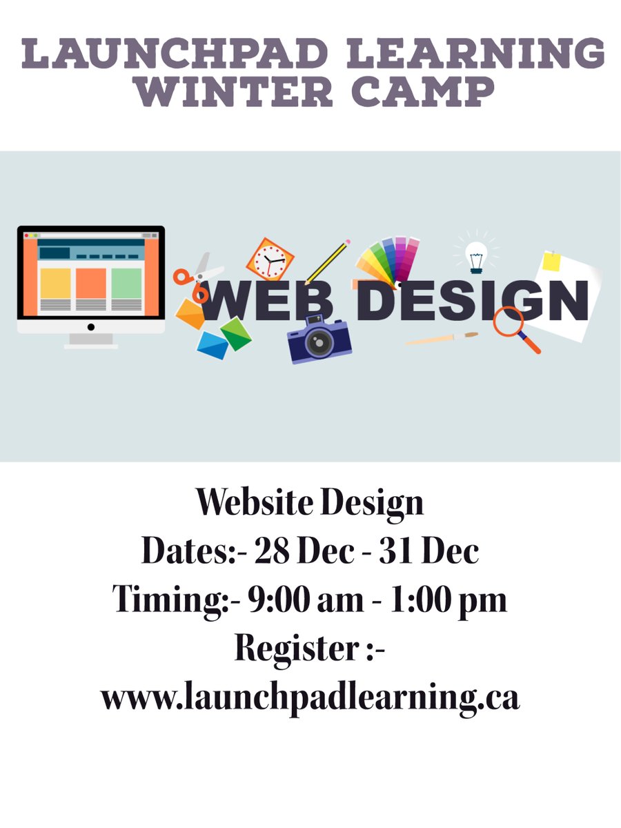 #wintercamps are the perfect environment for children to start shaping their skills and start gaining some knowledge. Launchpad Learning has got you covered, we are offering virtual camps all winter long.

Register at
launchpadlearning.ca
.
.
#onlinekidsclasses #CodingForKid