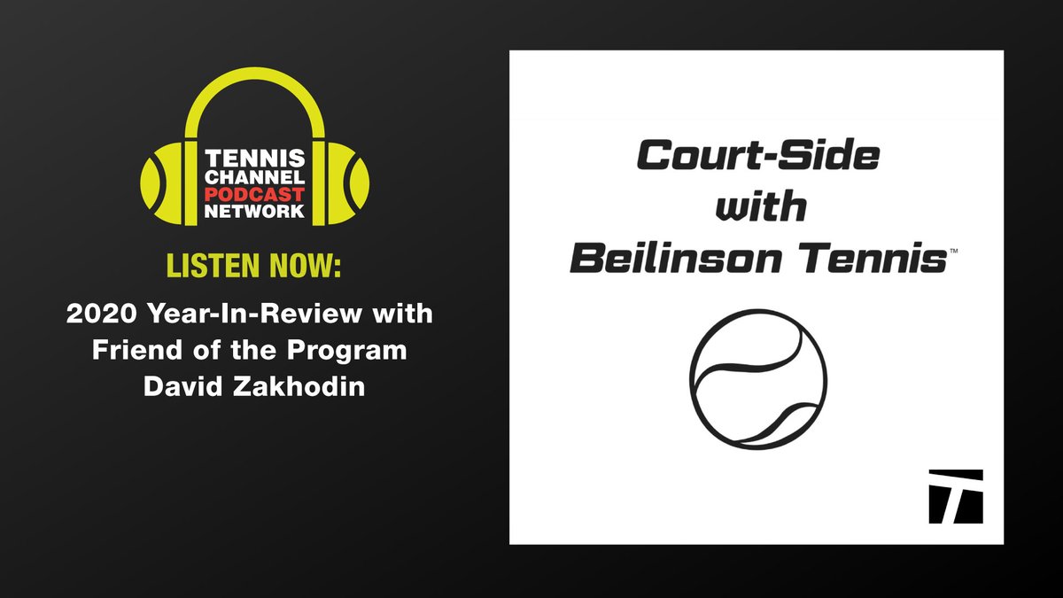 Tennis's tweet photo. David Zakhodin, a day one "Friend of the Program", joins @Court_Side_w_BT to discuss our annual "Year-In-Review" segment, hitting on a variety of interesting topics that occurred throughout this crazy and very unique year.

https://t.co/3iwEFvue32 https://t.co/8yScMuBbJA