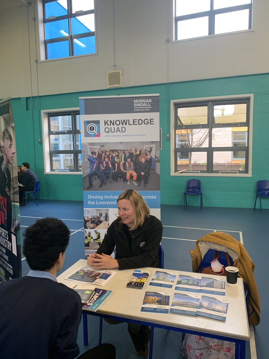 BigTrustCharity's tweet photo. A great morning at LEEP High School meeting various different businesses, giving students the opportunity to find out more about the World if Work #careersday #workinspiration #nextgeneration #futureworkforce #chaninglives https://t.co/nVnQxYHgRB