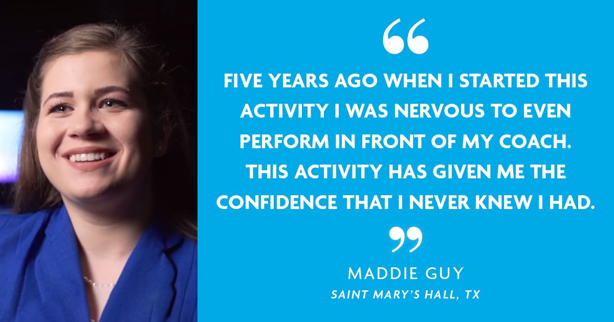 speechanddebate's tweet photo. How has speech and debate boosted your confidence? #WeAreSpeechAndDebate https://t.co/rNfeEg1Hhm