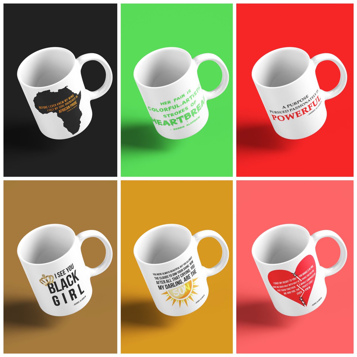 debbiealamrew's tweet photo. Have you shopped my new mug collection with lines of my poetry yet?
Click the link for my #MugsWithAMessage #BuyBlack
https://t.co/RW8sXmVXRV https://t.co/YFh65Buucj