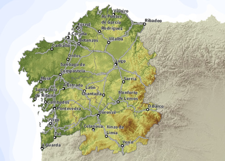 digimaps's tweet photo. El servicio web del mapa base de #Galicia elaborado a partir de la #BTG2016 es un excelente mapa en todos sus niveles de zoom. https://t.co/ACpCqhBDin