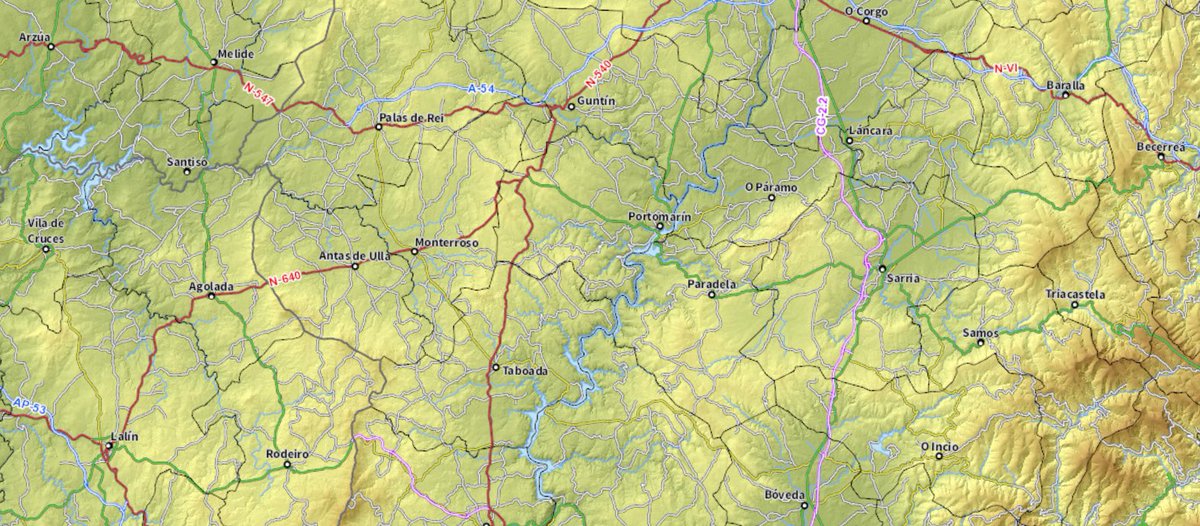 digimaps's tweet photo. El servicio web del mapa base de #Galicia elaborado a partir de la #BTG2016 es un excelente mapa en todos sus niveles de zoom. https://t.co/ACpCqhBDin