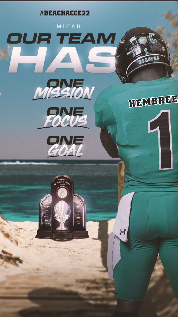 Costal showing some more love!! Thank you. <a href="/BallAtTheBeach/">Coastal Football Recruiting</a> #BEACHACCE22 🏖