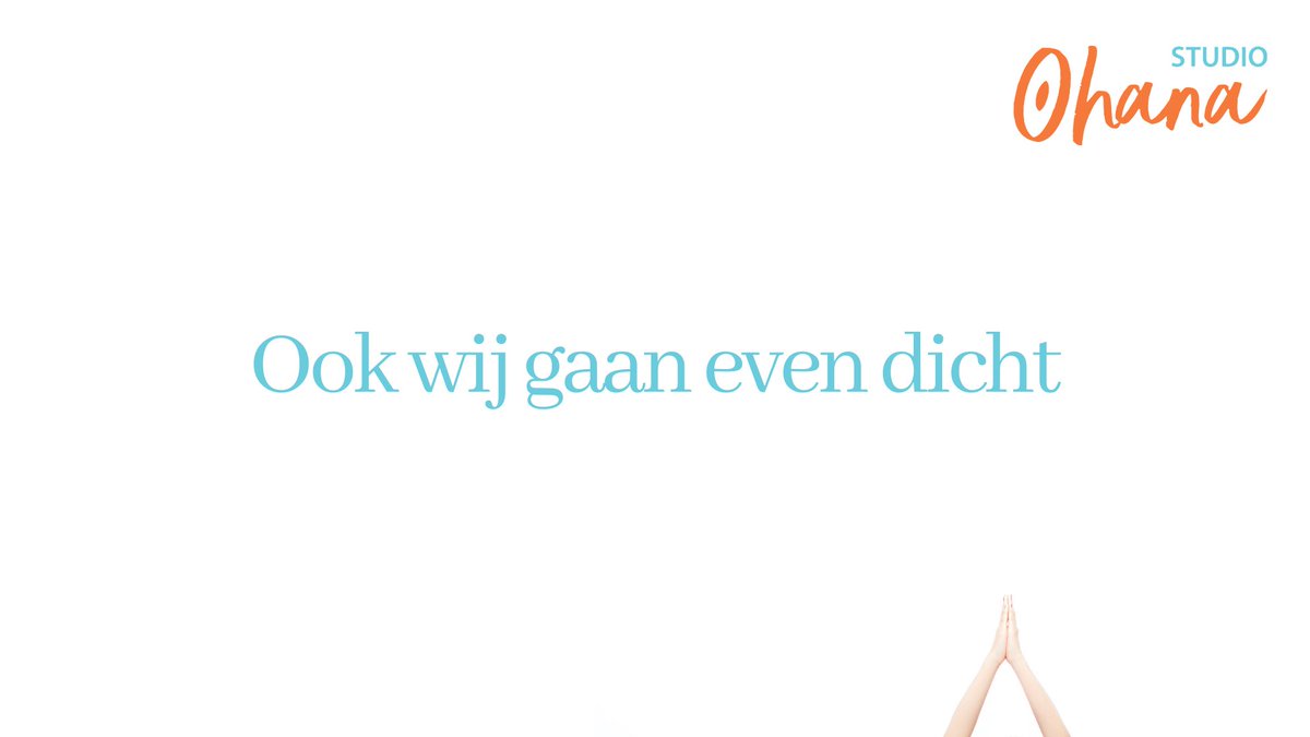 studio_ohana's tweet photo. Ook wij moeten weer dicht 😔 - https://t.co/YCKo7bwBPa https://t.co/0fBtgXkVlB