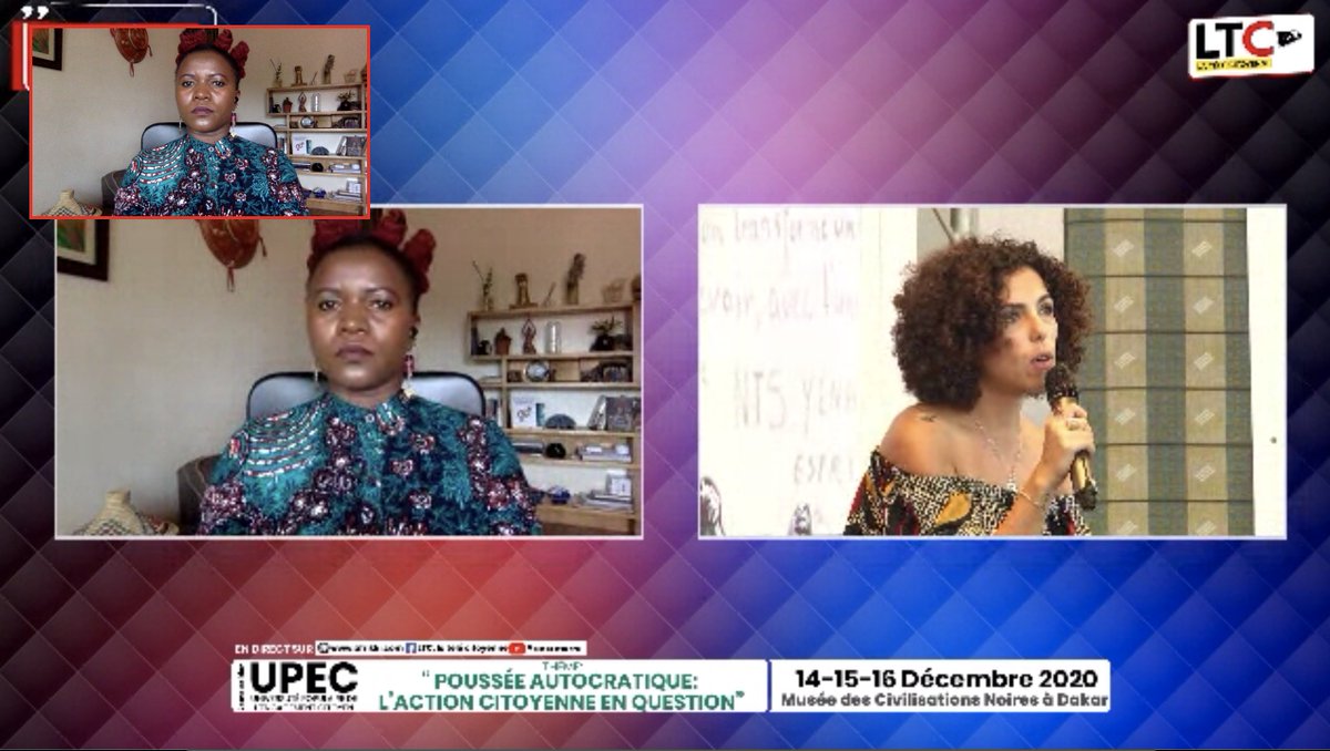 RosebellK's tweet photo. It's important that any movements. popular mobilisation against the political-economic status quo is inclusive. Today moderated this session which had movements from Senegal, Mali, Ethiopia, Tunisia and DRC on the question of women in the movement at #Upec2020 https://t.co/iQdsXX1zc8