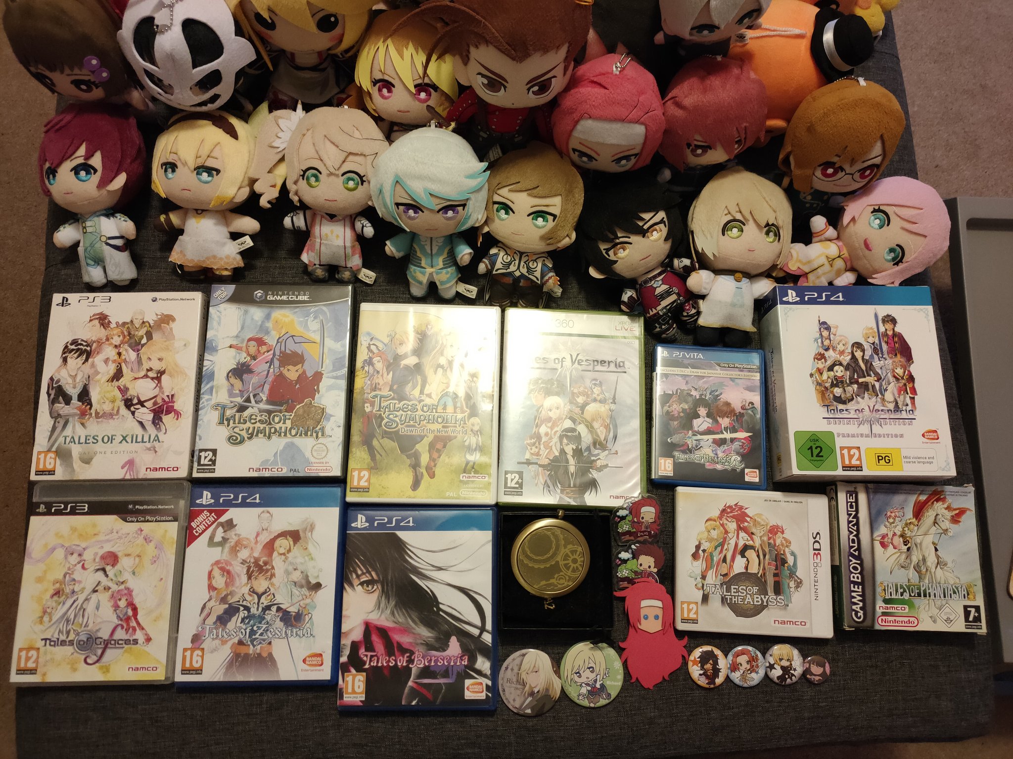 Woomy Happy 25th Birthday Tales Of Series I Ve Been A Fan Since 14 Starting With Vesperia And I M Currently Playing Through Hearts Some Of This Stuff Is Technically