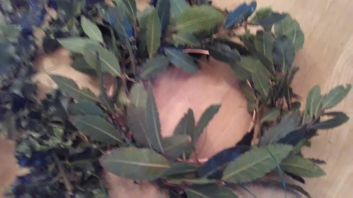 v65ify's tweet photo. @ChefGuineyWolf @TPBelfast Good for a goodie Christmas gift too a homemade wreath of fresh herbs! I have started some today with bay I tuck packs of fresh herb seeds in on the back. Great tip to grow from cuttings. https://t.co/PPI61pcvh9