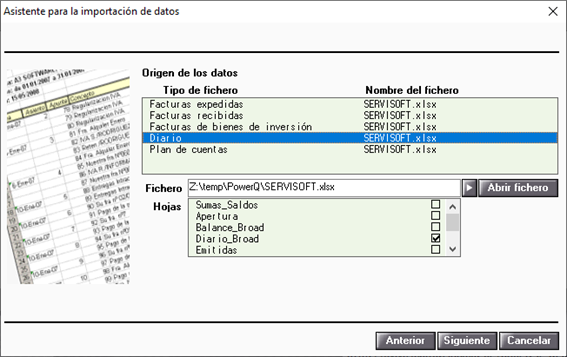 FranServera's tweet photo. OJO a un posible error de importación (por el tema de añadir o eliminar hojas del libro excel que cambia de dónde obtiene los datos) pues en realidad sólo "memoriza" el orden del número de hoja del libro (no el nombre de la hoja como da a entender) https://t.co/VTHWARLYDy