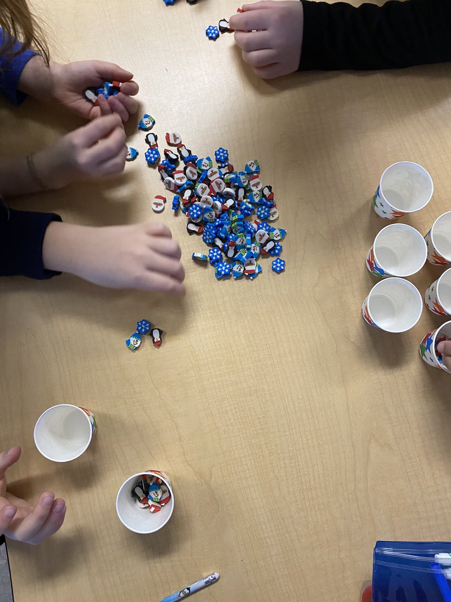 rylie_pringle's tweet photo. Today we learned all about estimating! We made thoughtful guesses and then found an exact amount! We counted the erasers by 10s all the way to 1000! We even stopped half way through counting to revise our first estimations! #math #primarymath #handson https://t.co/cqmqXjJU8X