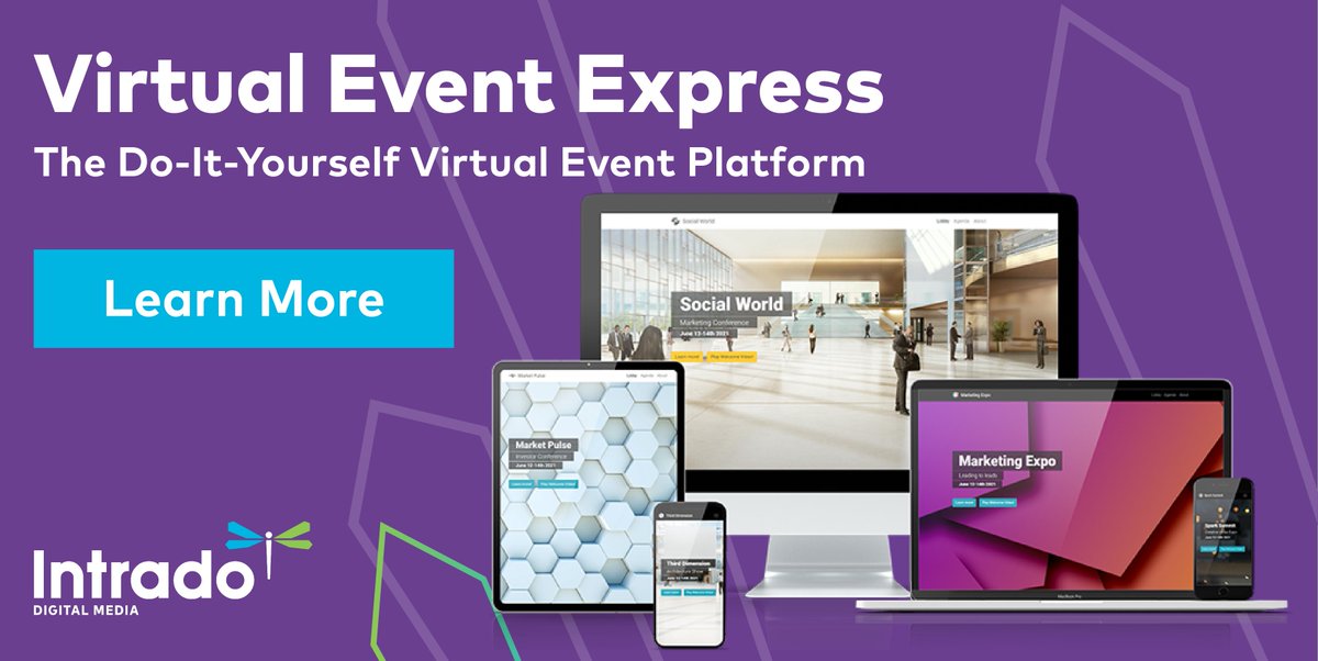 Create your own #VirtualEvent in just hours with Virtual Event Express. Learn more about our newest product: ow.ly/7dGG50CLkB7