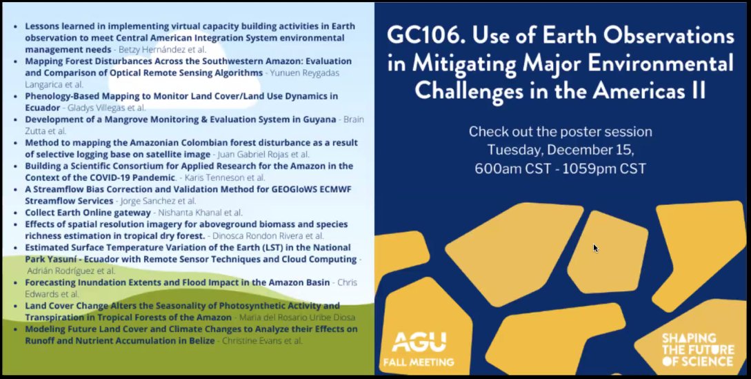 While that's a wrap, you should check out the ongoing affiliated  #AGU20 poster session convened by the same folks.  See:  https://agu.confex.com/agu/fm20/meetingapp.cgi/Session/104771. https://twitter.com/BZgeo/status/1338898823154982921