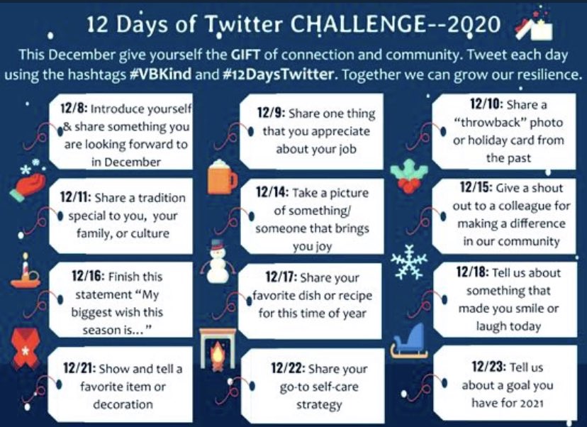 MrsKMounce's tweet image. Twitter won&apos;t give me enough room to shout out my incredible colleagues from the past 5 yrs, but I do want to recognize any admin I&apos;ve had the pleasure of working with! 😊 Thank you for your guidance, support, kindness, &amp;amp; wisdom! It means so much.
💚💙❤💙 #VBKind #12DaysTwitter