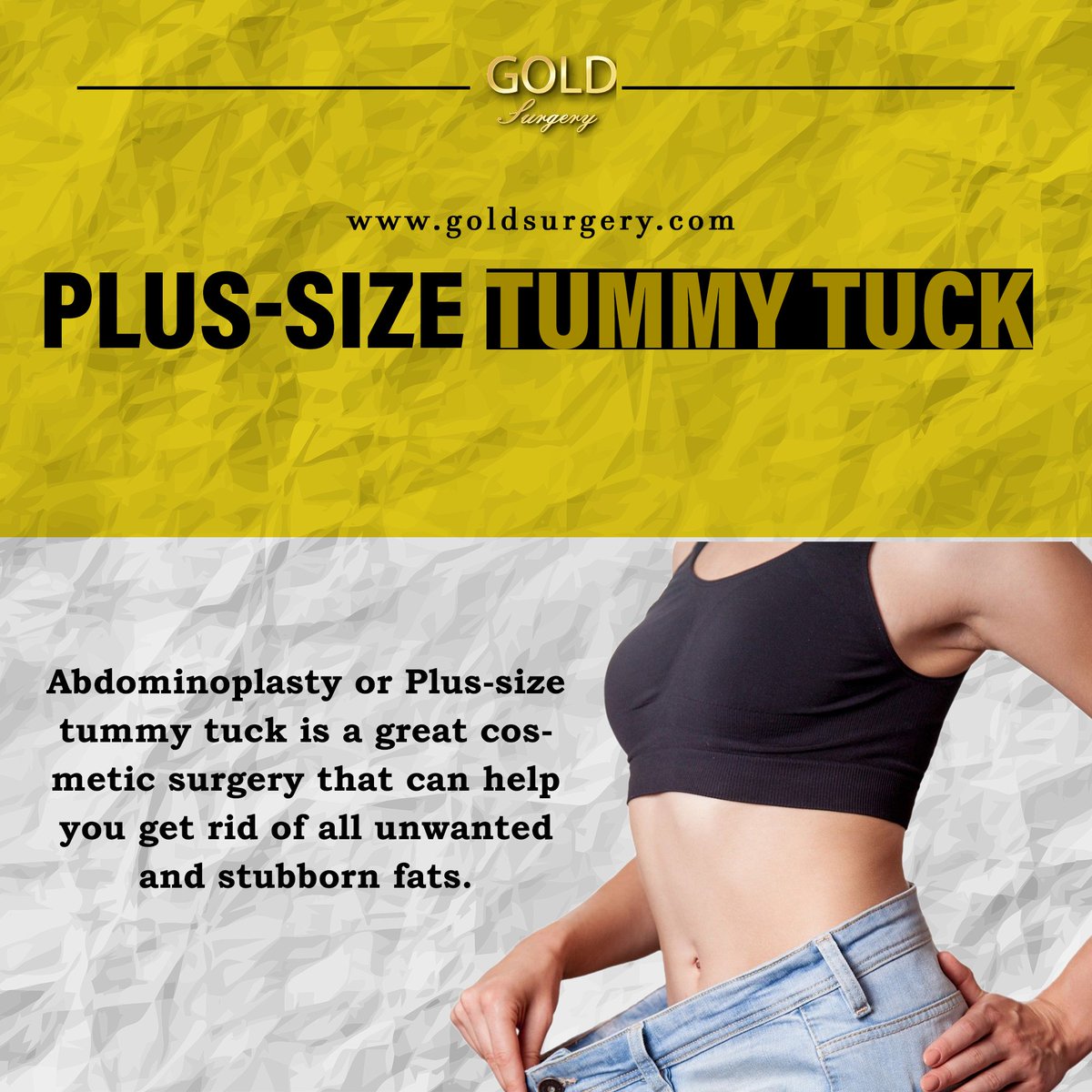 Plus-size Tummy Tuck
Everything you need to know
goldsurgery.com/plus-size-tumm…
#plasticsurgery #cosmeticsurgery #tummytuck
