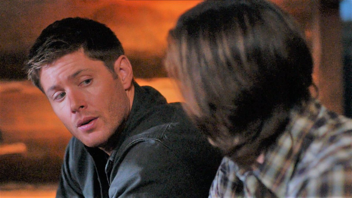 Dean chooses Sam over his vampire buddy (1/2)Sam: It depends on you. On whether or not you’re done with him.-Dean (on phone): Everything you’ve done for me I will never forget. But this is it.Benny: End of the line?Dean: End of the line. #supernatural   8x10