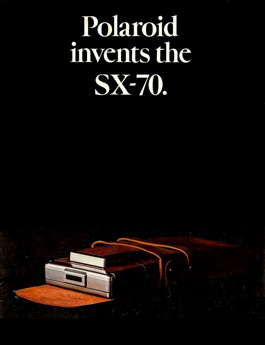 danrubin's tweet photo. @ioegreer Still the sexiest camera ever made. #sx70 https://t.co/GivzhYs5d3