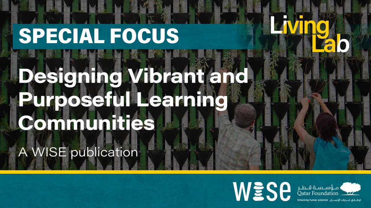 How can we leverage the potential of #LearningEcosystems to address learning gaps and build more resilient &amp; sustainable communities❓

🔖 Check out our latest article collection by different thought leaders focusing on learning communities! wise-qatar.org/special-focus/…