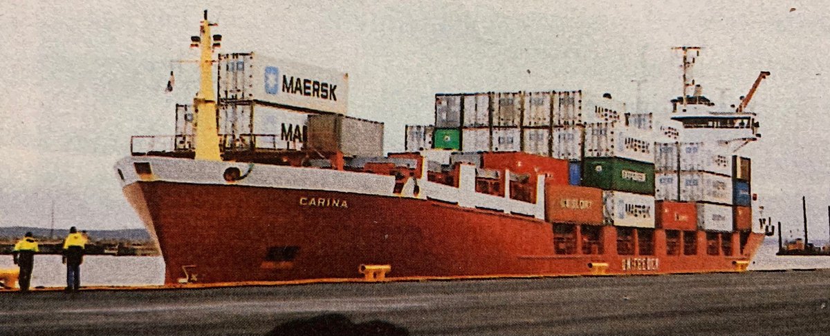December 15th 2000 the first vessel, Unifeeder's Carina, berthed to brand new Kotka Container Terminal. Since then approximately 7 955 298 TEUs handled. Thanks for the good work to all our customers, <a href="/haminakotka/">Port of HaminaKotka Ltd</a>  and to Steveco personnel! #KCT