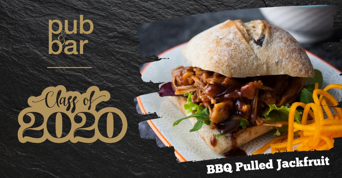 Delighted to see our #LoveFresh BBQ Pulled Jackfruit feature in @PubandBarMagazine's 'Class of 2020' feature. A mouth-watering pulled pork alternative with a smokey bbq flavour, to be enjoyed hot or cold. #menuideas #pub #cafe #sandwichfillings #catering flk.bz/d4K6