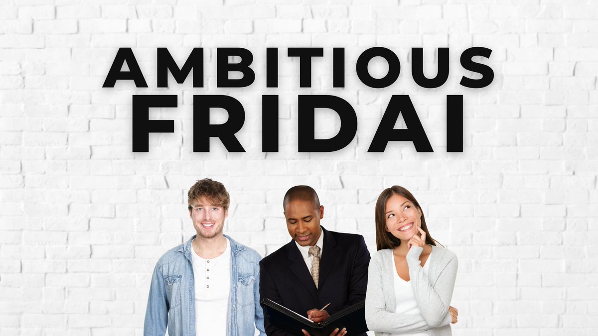 AfricaAmbitious's tweet photo. Finally, it's time for FridAI again!🤩
#AmbitiousFridAI brings together ambitious youth & professionals around #AI. Listen & discuss. Learn & network.
Join us this Friday at @crazytownoy or online in @dealroomevents or on our Facebook (LIVE🎥)!
Register👉https://t.co/BsSrw519GP https://t.co/hC73aWRvRn