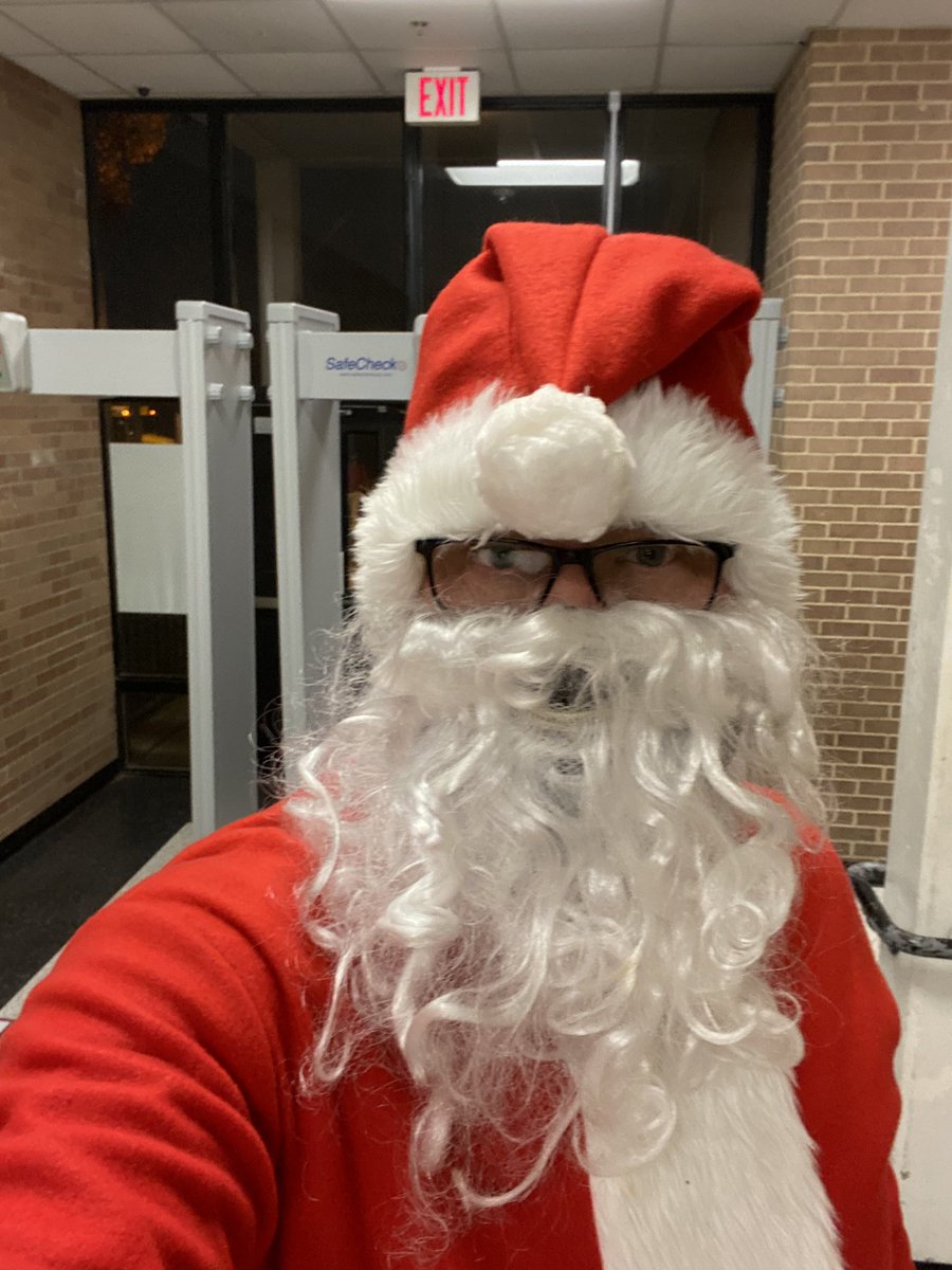 Santa passed out treats to our staff for being on the nice list! #ChristmasIsComing