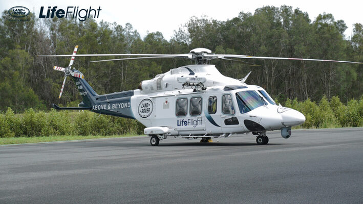 NEW LAND ROVER LIFEFLIGHT SPECIAL MISSION CHOPPER GOES ABOVE AND BEYOND rfr.bz/t1fv03r #ehelipad #landroverlifeflight #lifeflight #australia #specialmissionhelicopter  #helicopterviews #helicopterselfie #helicopterschool #helicopterride #helicopteros