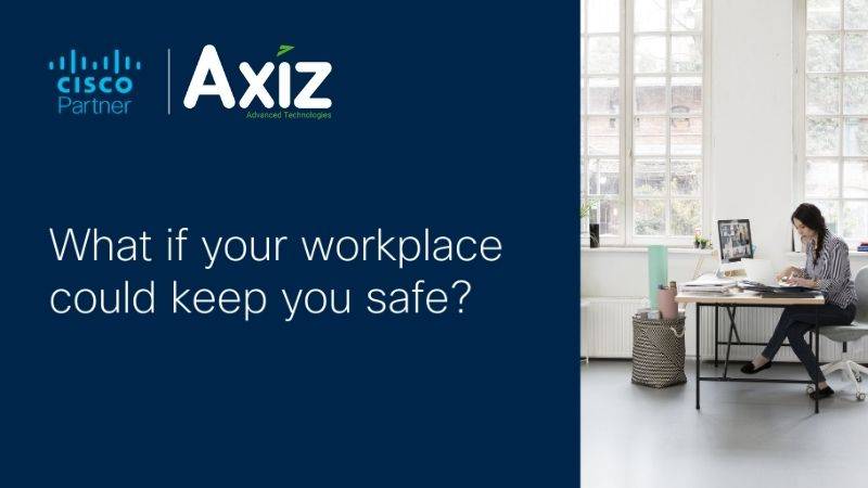 AxizCisco's tweet photo. Create a workplace your workforce can trust. View solutions from @Cisco and Axiz | Cisco: https://t.co/5voDY3HLf3 #BusinessResiliency #trustedworkplace #DCC2021 https://t.co/OBOFgOctZS