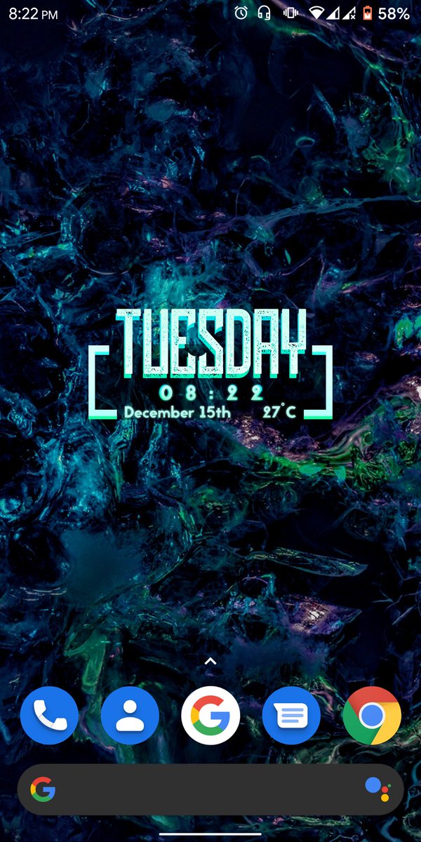 skylineH470's tweet photo. @AndroidAuth Simple but works. Fan of stock Android. #aahomescreens https://t.co/deVeisN5c8
