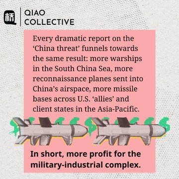 Its telling how media like the NY Times & WaPo that push propaganda on China cite the same group of think tanks funded by war corporations like Raytheon.Read our piece on the think tanks pushing war on China ‣ https://qiaocollective.com/en/articles/sinophobia-incVIDEO EXPLAINER‣ 