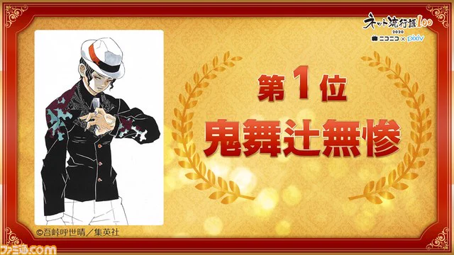 ネット流行語 100の年間大賞が決定！？「鬼滅の刃」から「鬼舞辻無惨」が大賞！