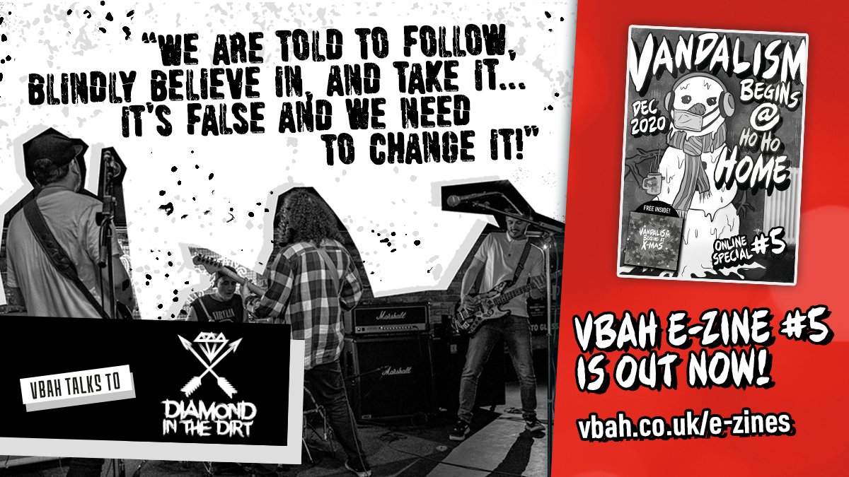 VBAHrecords's tweet photo. In the latest e-zine, Spike got down and dirty with the boys from @DITDMUSIC about their EP ‘Your Gods Are False’, the #blacklivesmatter movement and the need for change.

Read this and much much more in e-zine #5 today!
https://t.co/JWaFdvGOuf https://t.co/68XtWZWCcZ