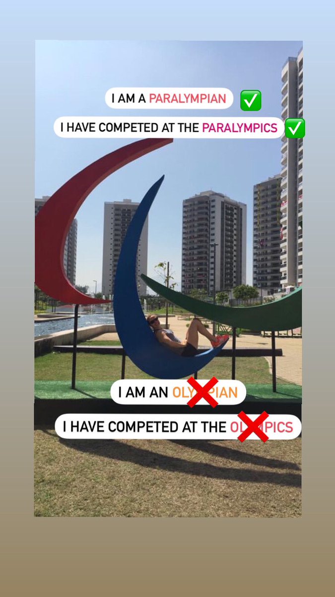 ClaireCashmore's tweet photo. Why it matters! #proudparalympian #timetochange https://t.co/hJV4vcsLah