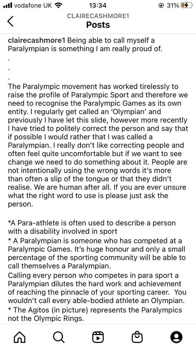 ClaireCashmore's tweet photo. Why it matters! #proudparalympian #timetochange https://t.co/hJV4vcsLah