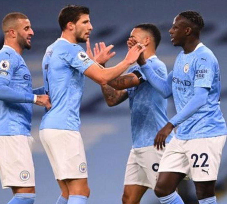 ApexAlgorithms's tweet image. Manchester City are only the second side in Football League history to win four successive home games by five or more goals against a single opponent in all competitions.