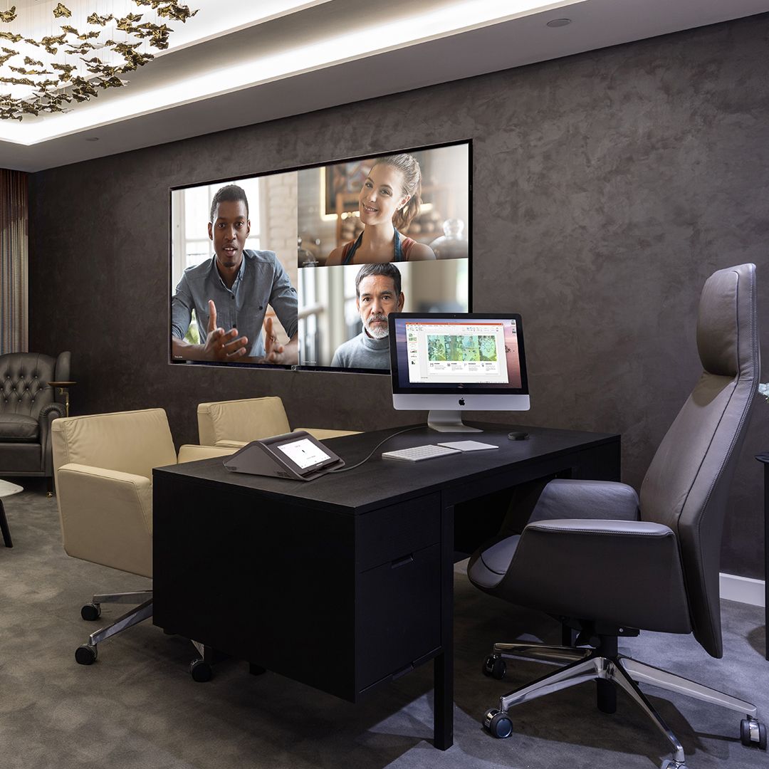 We've entered a #workfromanywhere era &amp; corporations must continue to provide an #inclusiveculture. 

According to Crestron: “businesses should try to replicate a similar in-office experience for remote workers" &amp; invest in professional #homeoffice tech to keep team morale high.